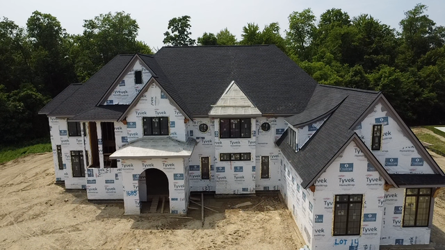 Installed IKO Cambridge Shingle Roof in Dual Black. New