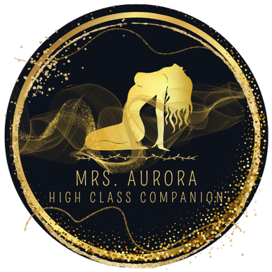 Gouden silhouet van vrouwenbenen in hakken, logo voor