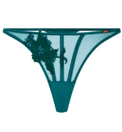 String groen gedragen