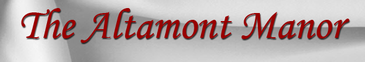 The Altamont Manor logo in maroon script on a gray background.