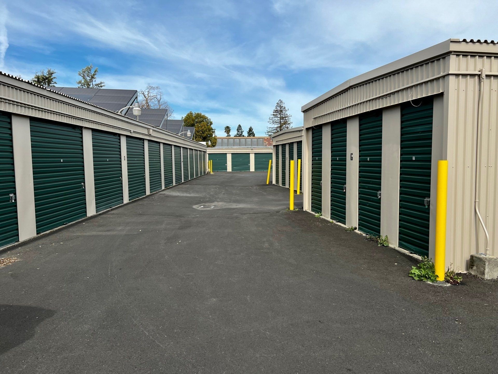 Central Davis Storage drive-up storage doors