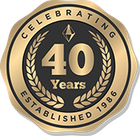 Celebrating 40 Years - Established 1986