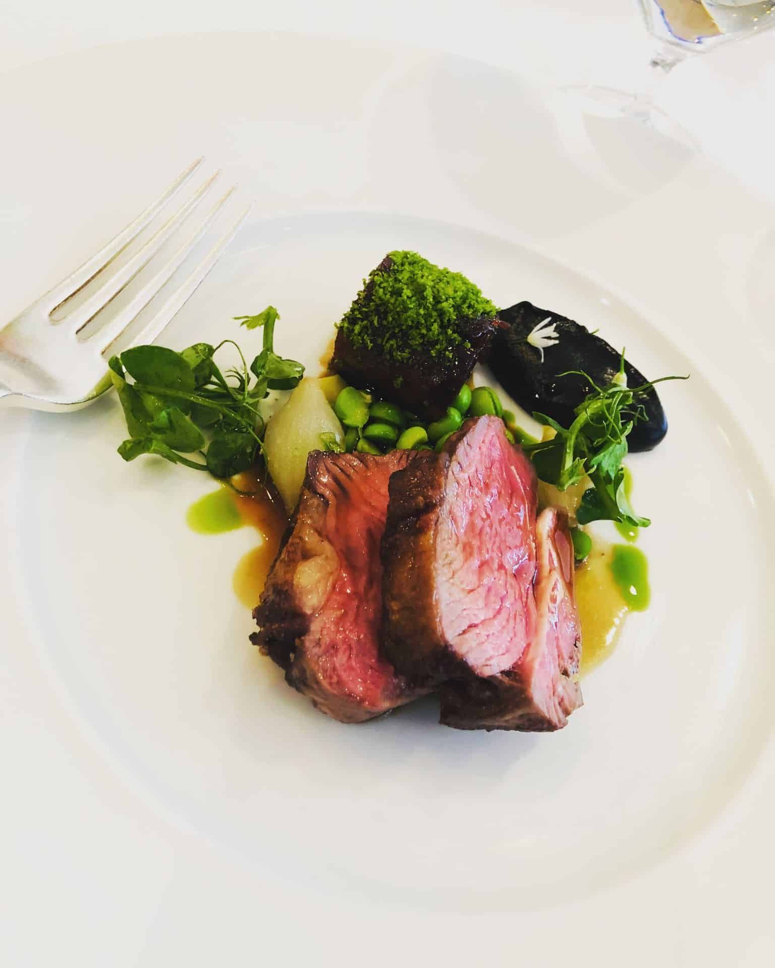 Sliced Steak With Vegetables, Including Green Broccoli, Peas, and Sauce — CQ Butchers & Catering Supplies in Mackay, QLD