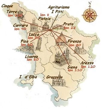 Agriturismo vicino a Firenze e Lucca, perfetto per visitare la Toscana