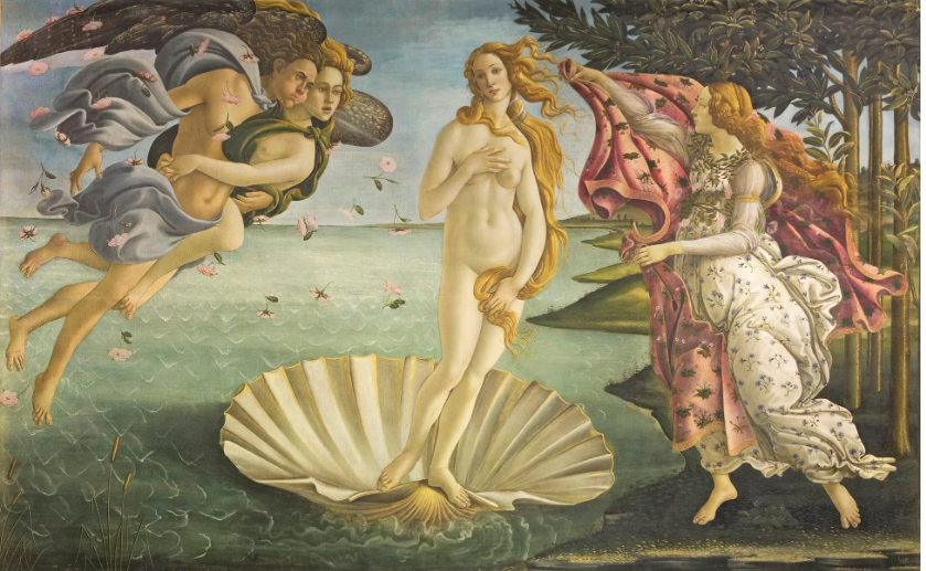 Nascita di Venere, Botticelli - Agriturismo I Pitti - Casa Rowe B&B
