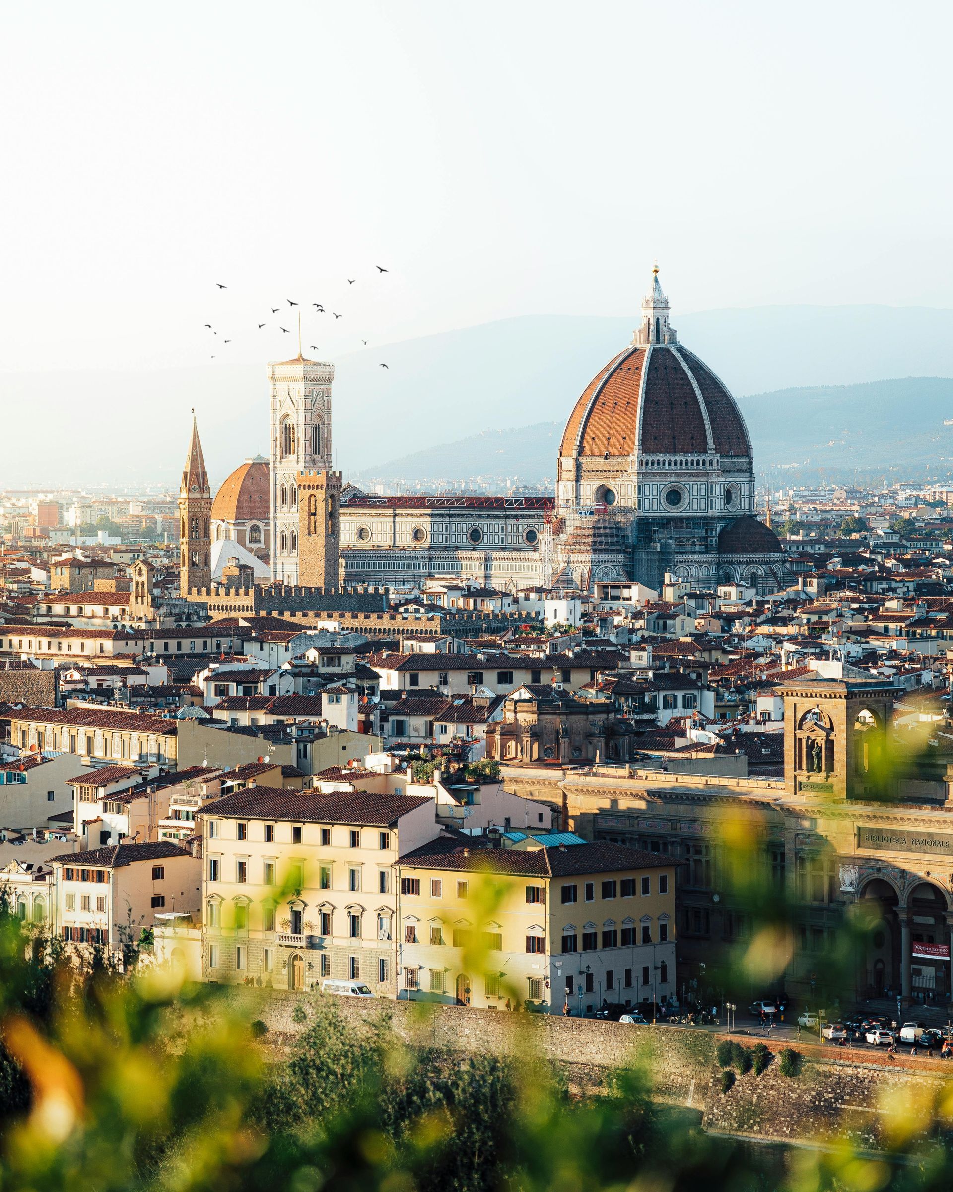 A Catedral de Florença e o horizonte da cidade vistos em uma excursão de um dia saindo do Agriturismo I Pitti.