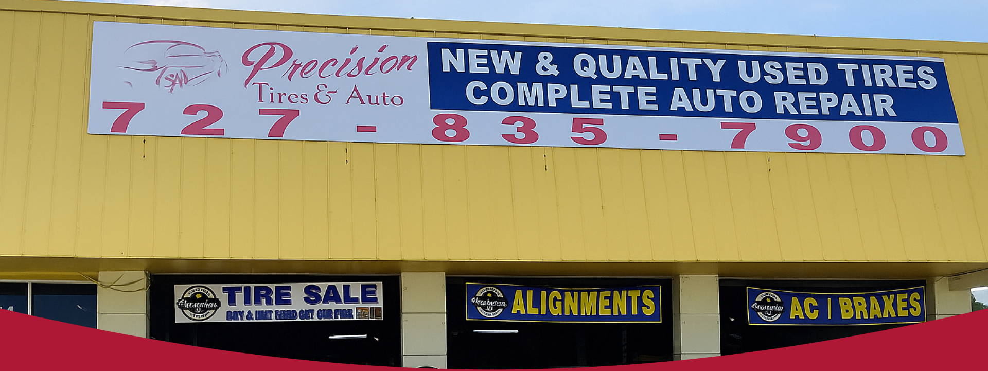 mechanic working on engine | Precision Tires Auto