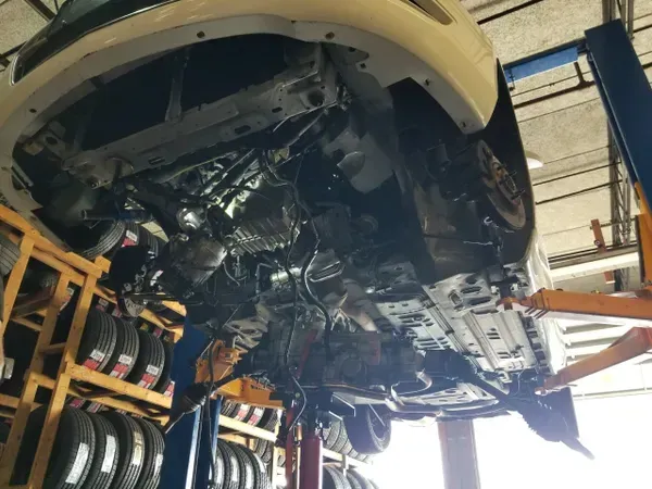 gallery car lifted up repair | Precision Tires Auto