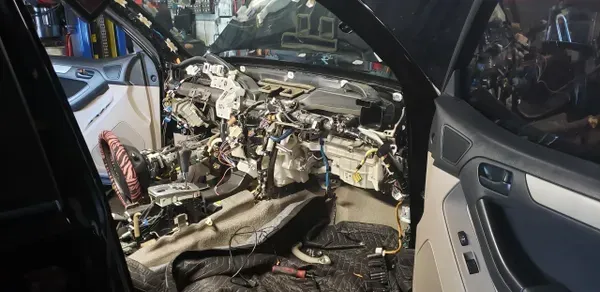 gallery dashboard repair in progress | Precision Tires Auto