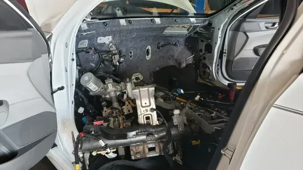 gallery front dashboard in vehicle removed | Precision Tires Auto