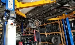 inside of garage | Precision Tires Auto