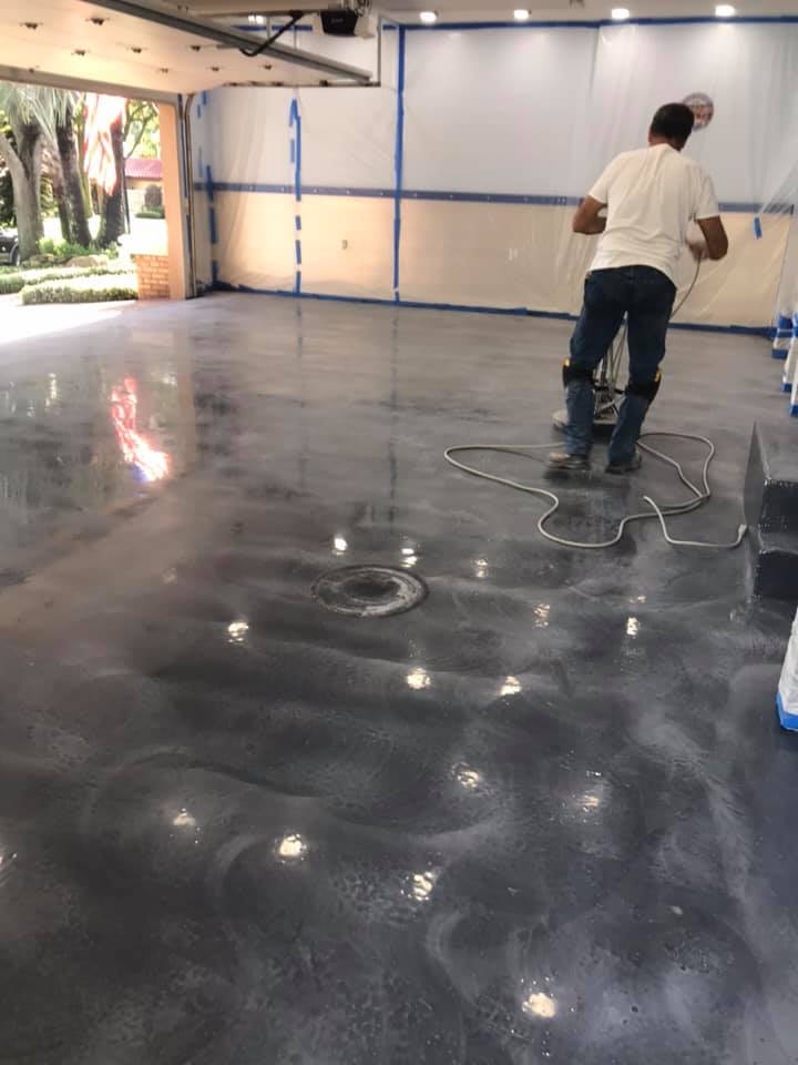 Garage Floor Epoxy Service in Residential Space