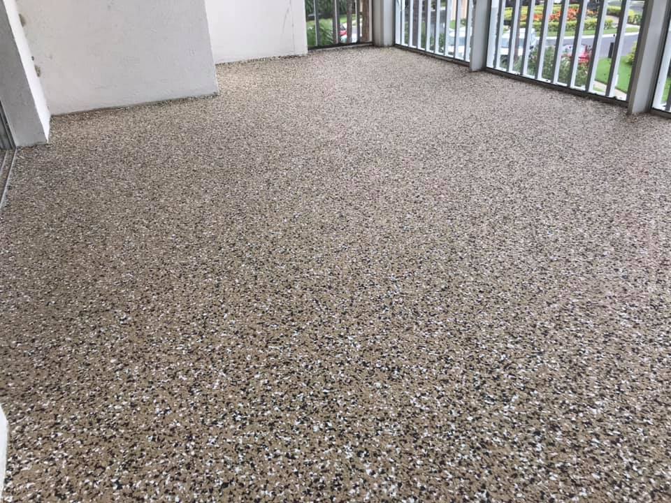 Full Flake Epoxy Floors