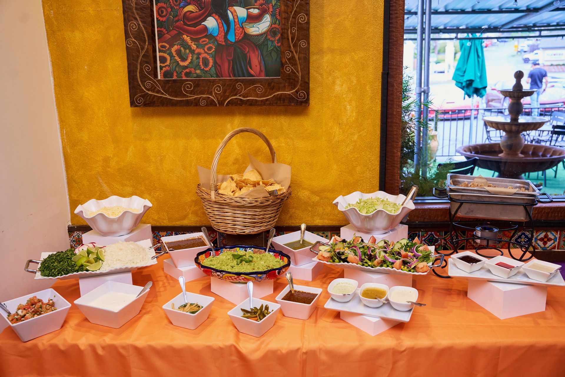 catering table