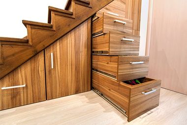 Custom Design — Cabinets Built Under Stairs in Vero Beach, FL