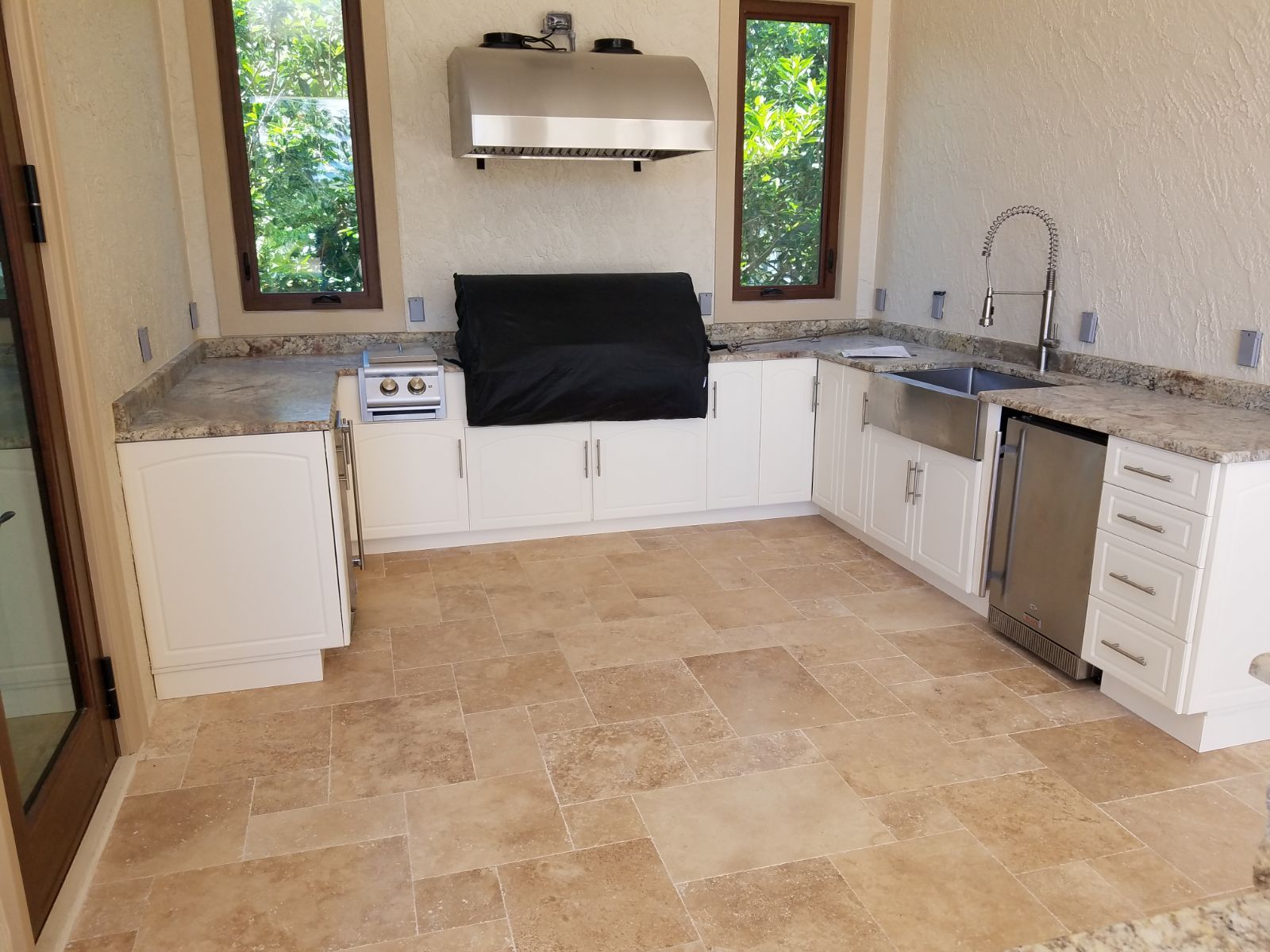 Traditional Kitchen — Beige Kitchen Sink in Vero Beach, FL