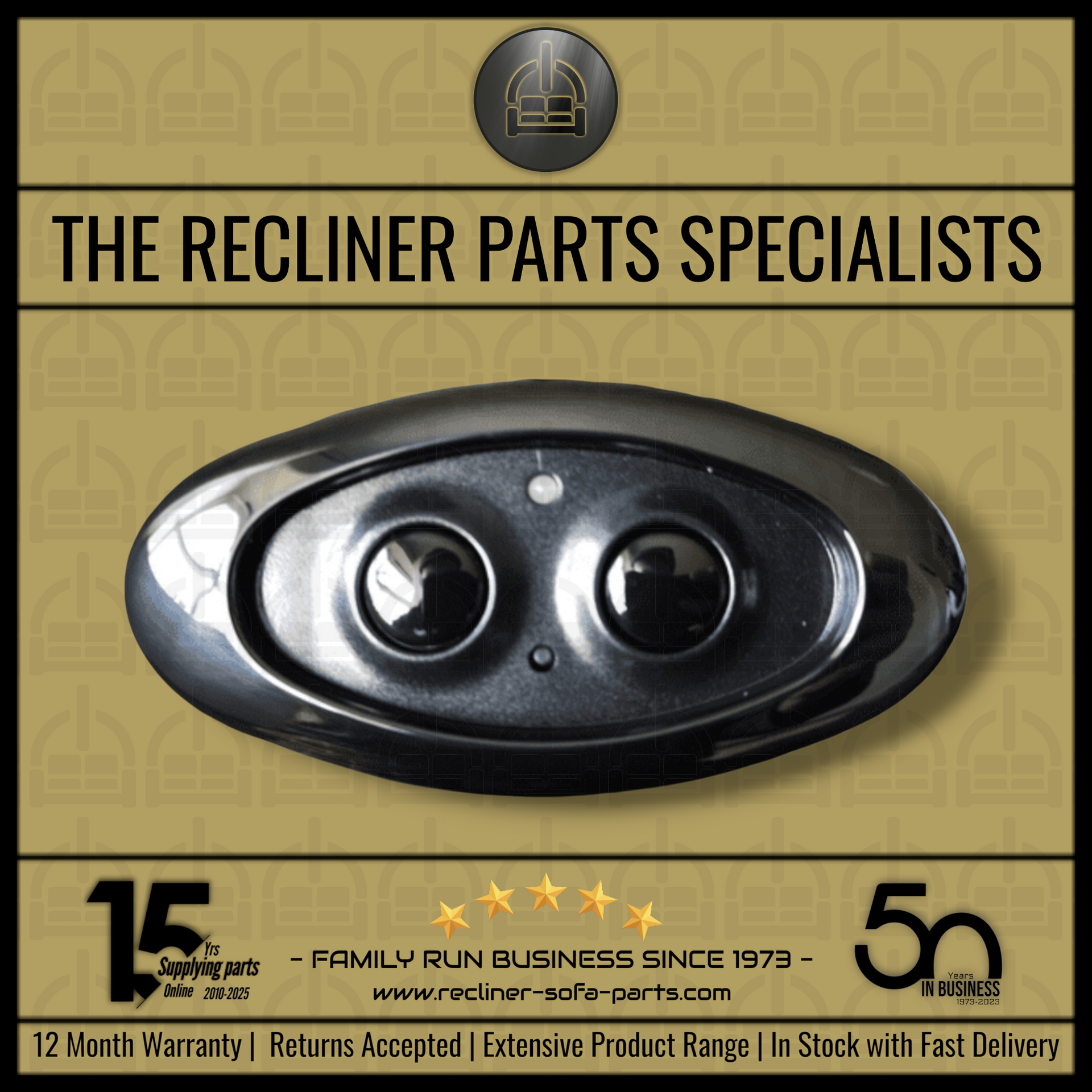 Kaidi ' KDH019-303 ' 2 button' Recliner switch control