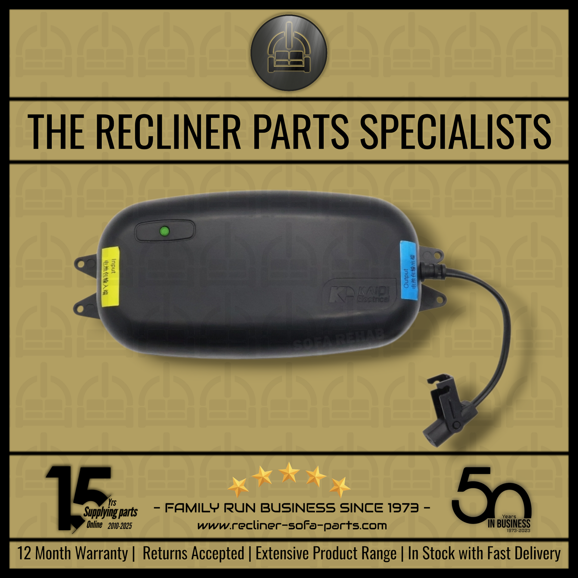 Kaidi  ' KDLi26 Li-ion Battery pack ' [2pin INPUT]