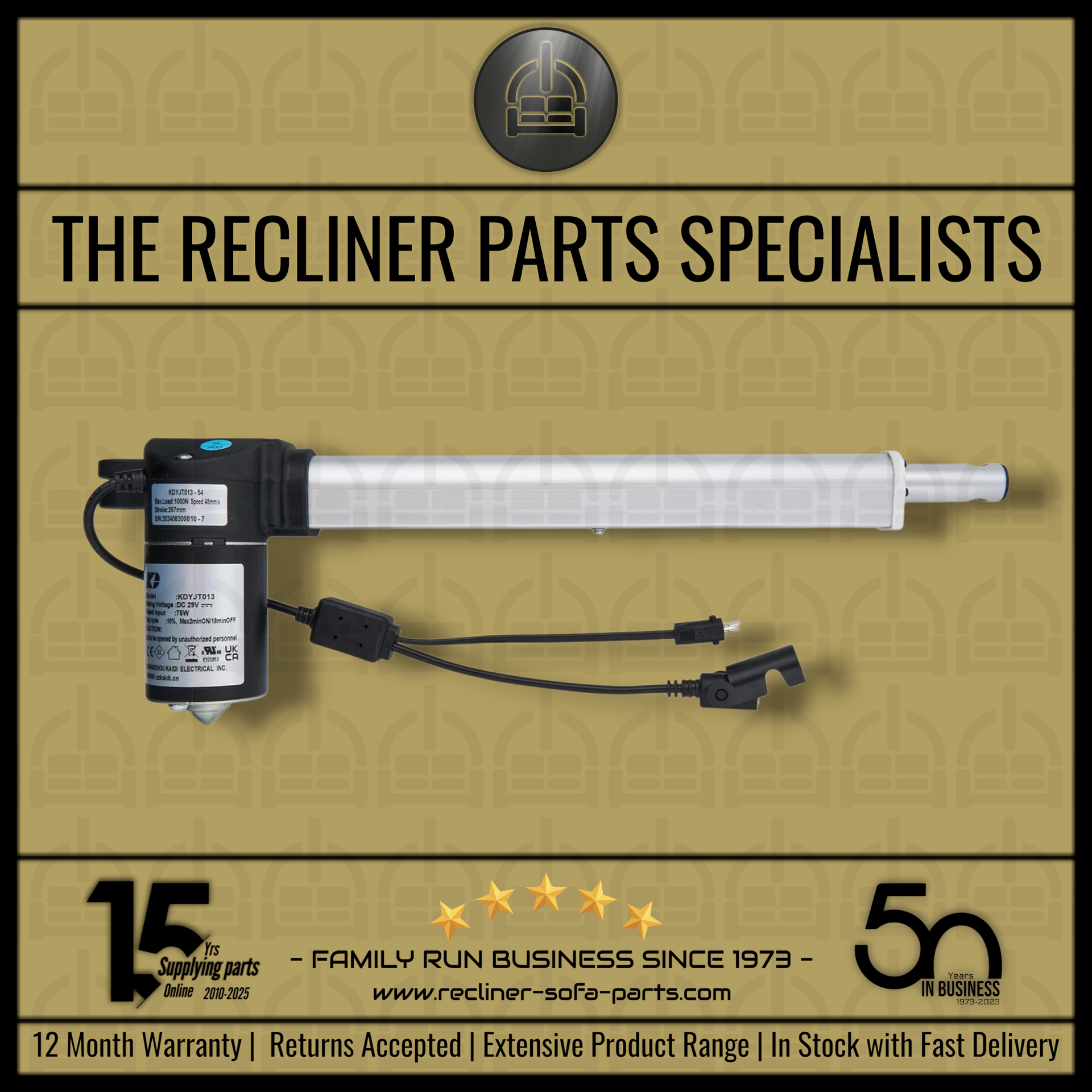 Kaidi ' KDYJT003-22 ' recliner actuator motor