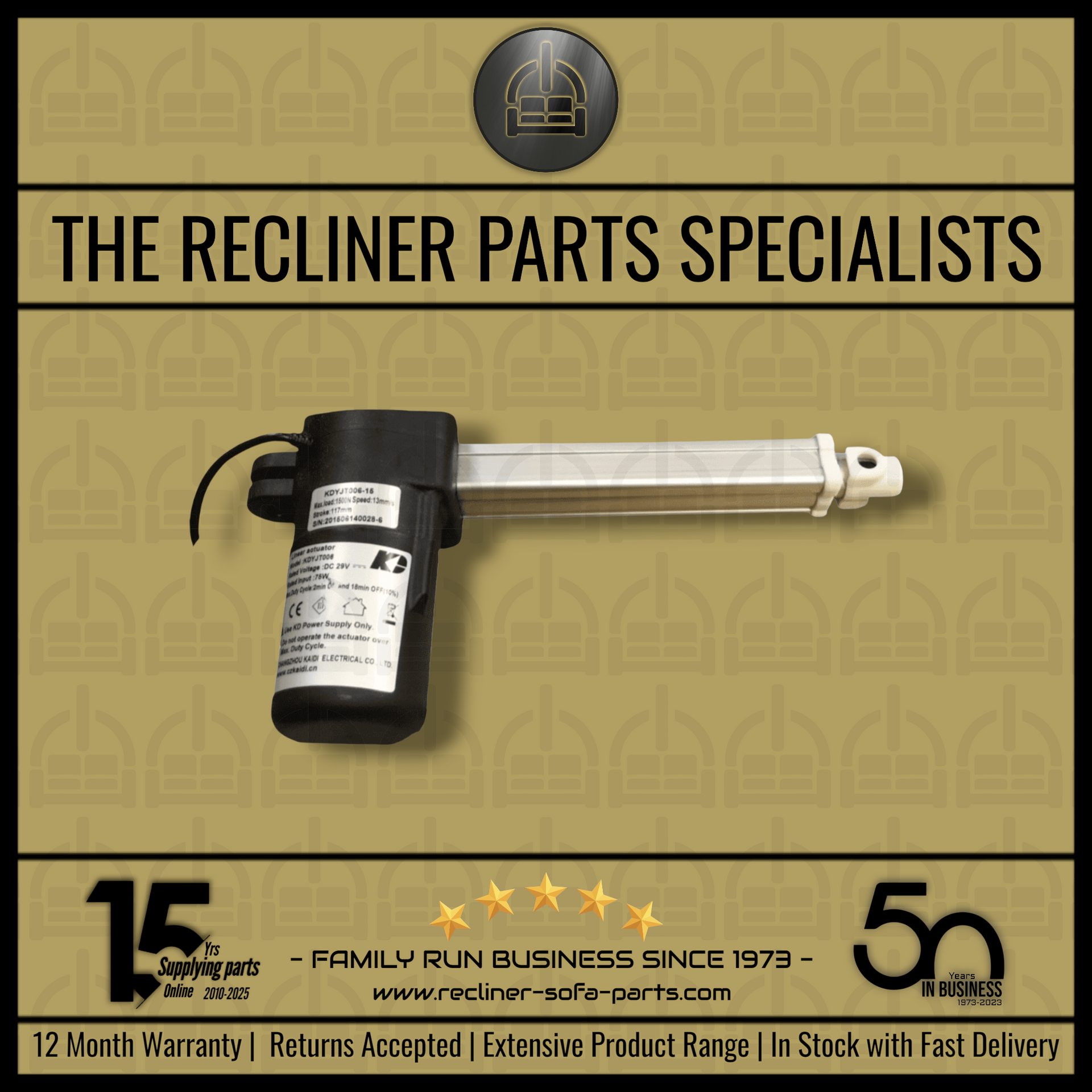 Kaidi ' KDYJT006-15' recliner actuator motor