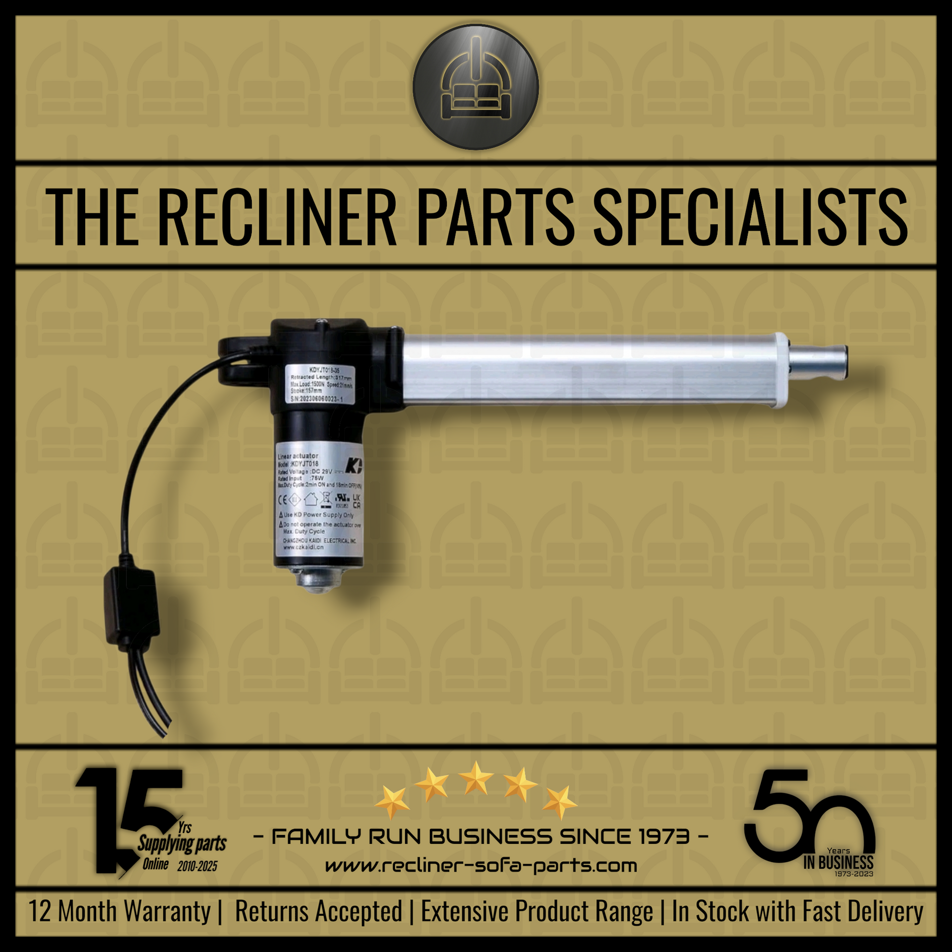 Kaidi ' KDYJT018-35' recliner actuator motor