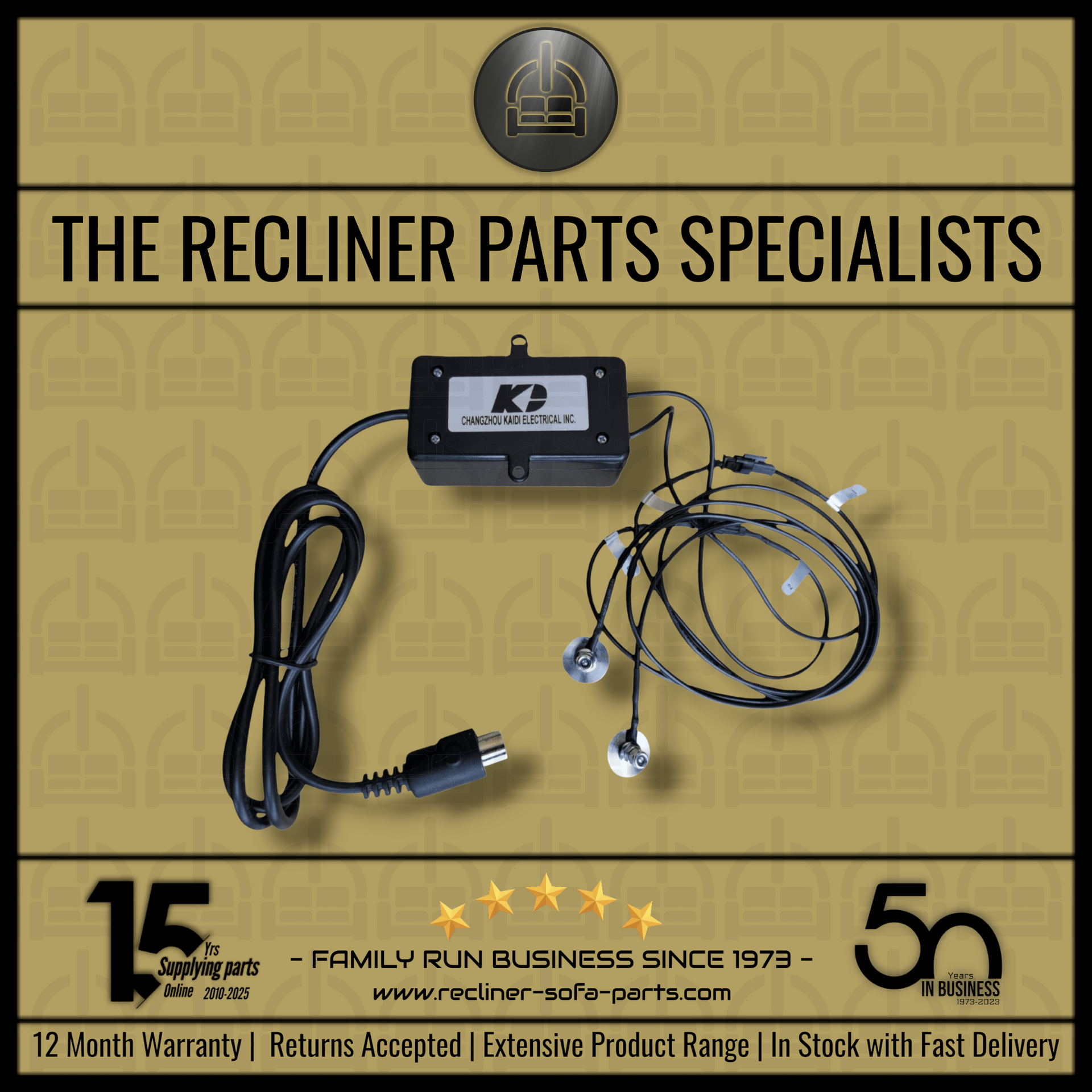 Kaidi 2 sensor button controls ' KDH020-313 ' - complete with buttons, leads and box