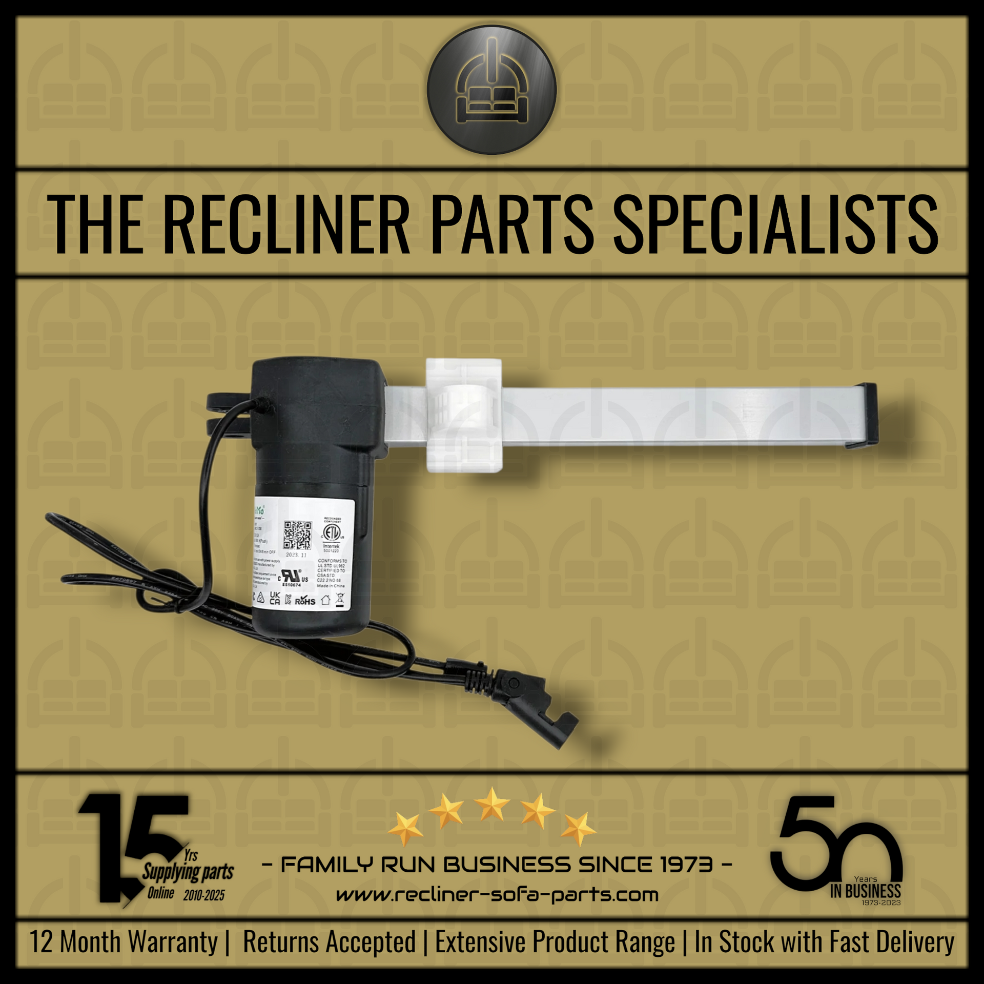 eMoMo 3MTR 3MR122-220E recliner actuator motor