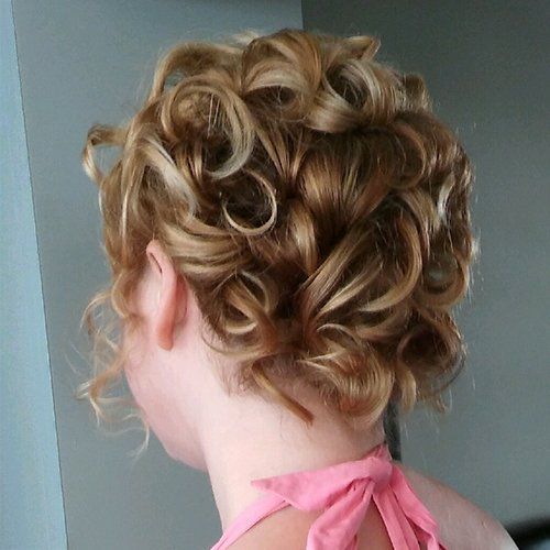 Wedding Hair Updo back view