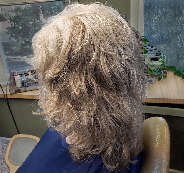 Embracing Your Gray back view