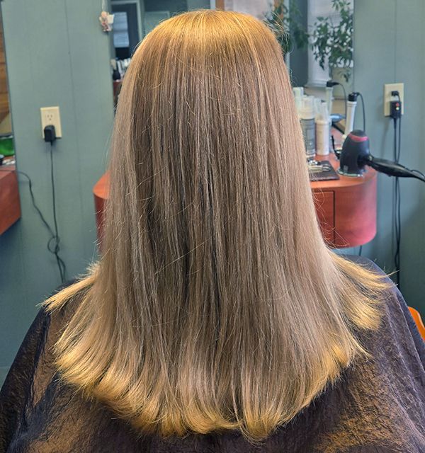 Organic Golden Blonde Highlights