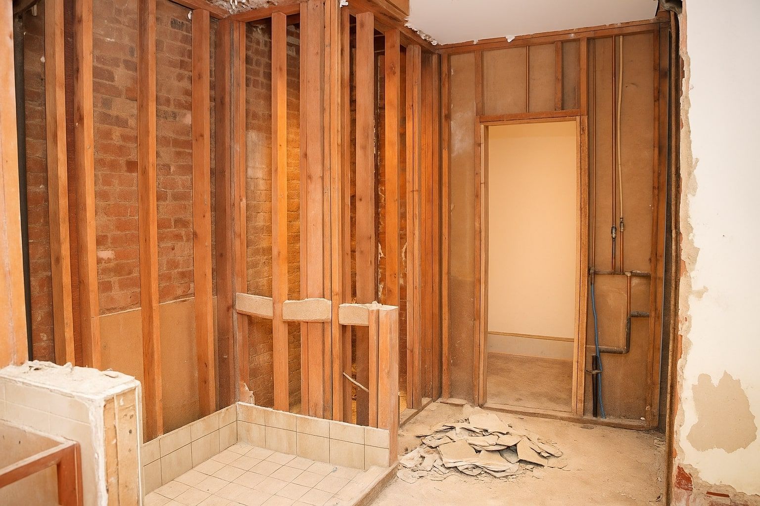 bathroom demolition phas