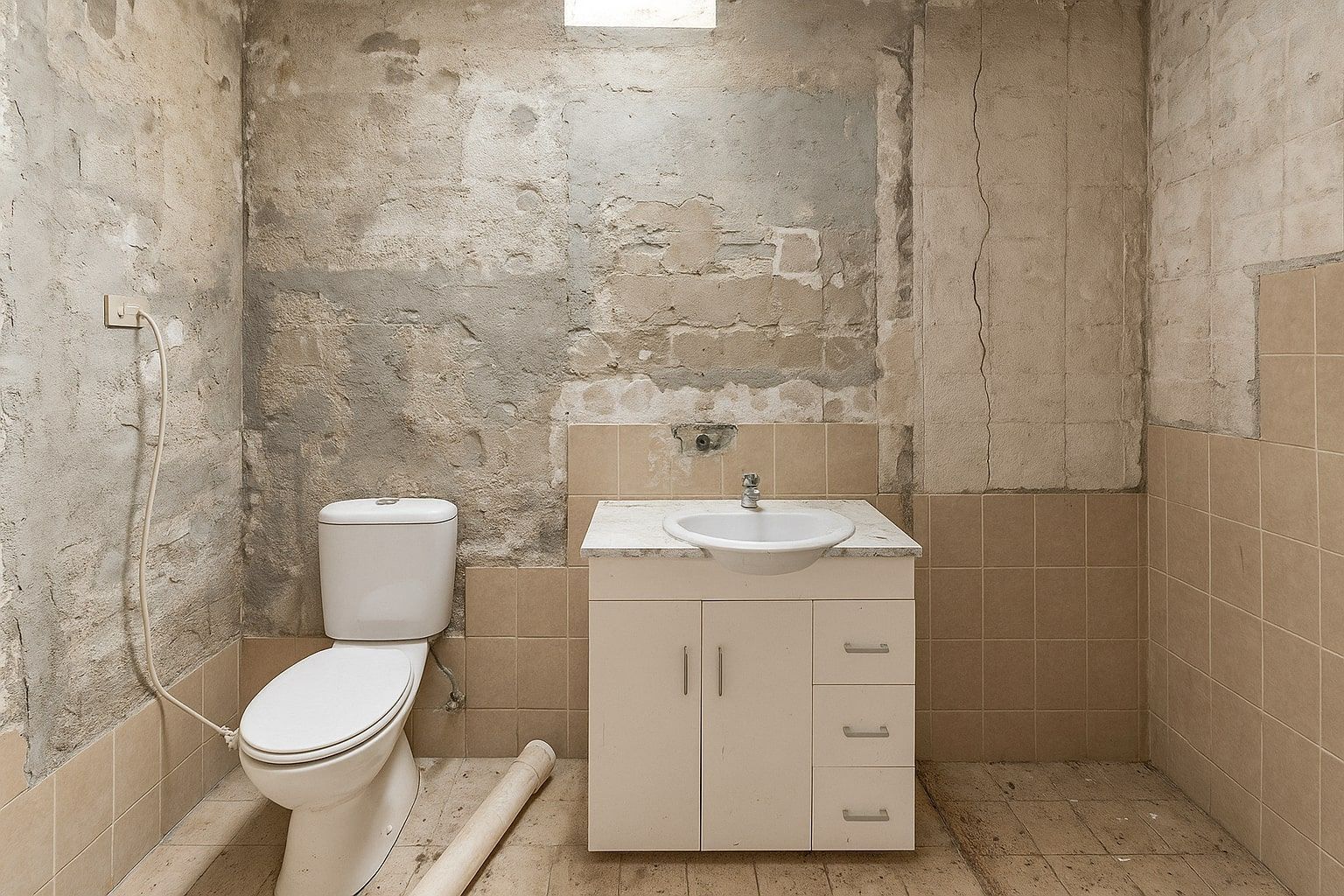 before bathroom renovation
