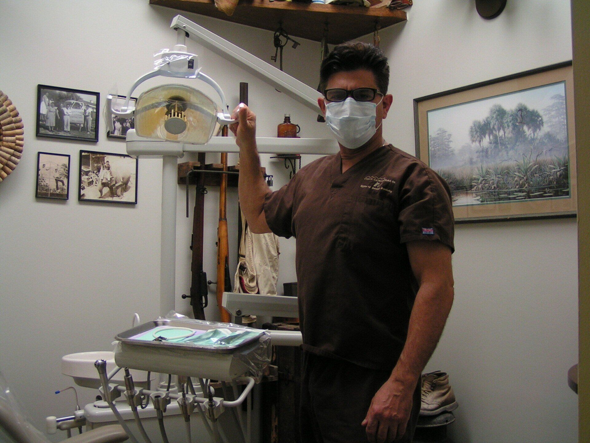 mask are used  for safety in dental office! Chris Castellano DMD , top implant  dentist , Riverview, Fl. 33578