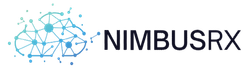 The nimbusrx logo is yellow and black on a white background.