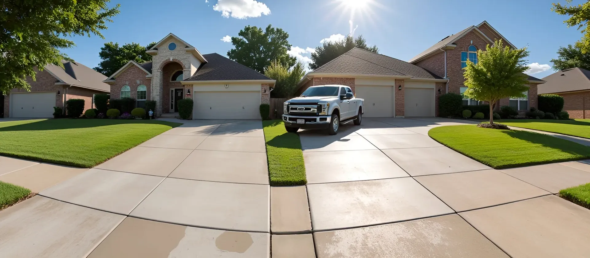 ASR damage concrete driveway Dallas TX