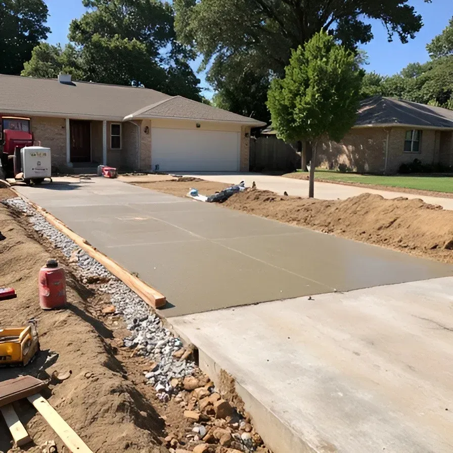 Dallas concrete driveway installation overcoming challenges