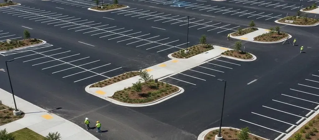 Durable ISD parking lot Dallas