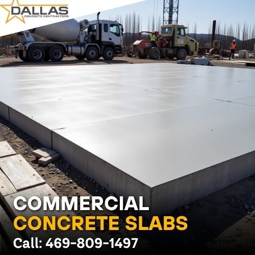 commercial concrete contractors Dallas smoothing to finish project