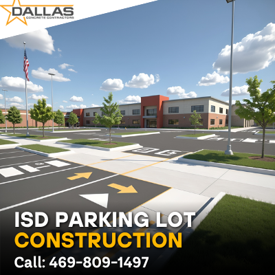commercial concrete contractors Dallas smoothing to finish project