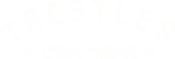 Trestles Property Management Logo - footer, go to homepage
