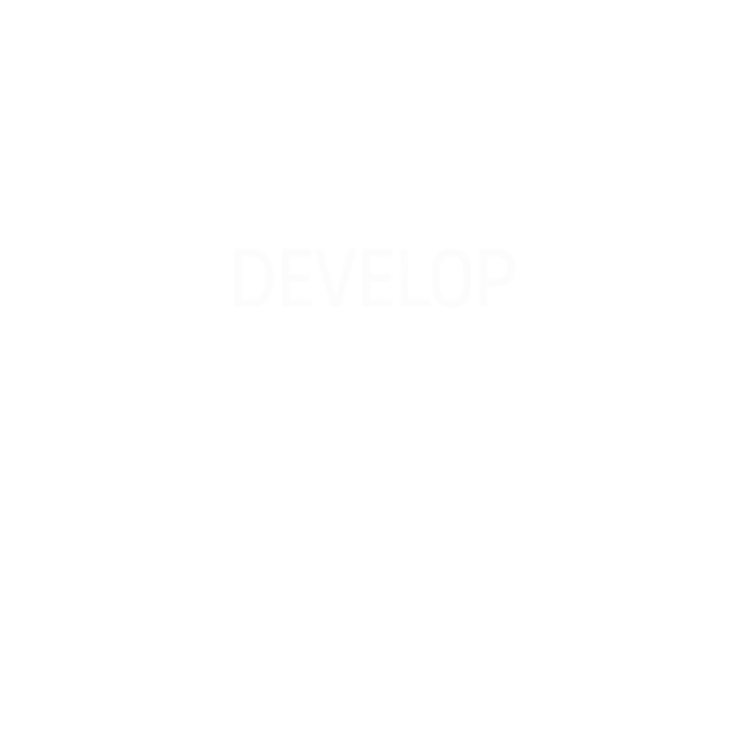 A logo for develop lex on a white background