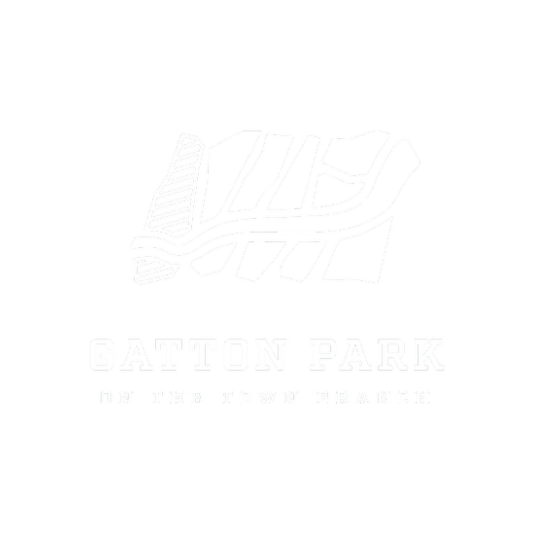 The logo for Gatton Park on Town Branch