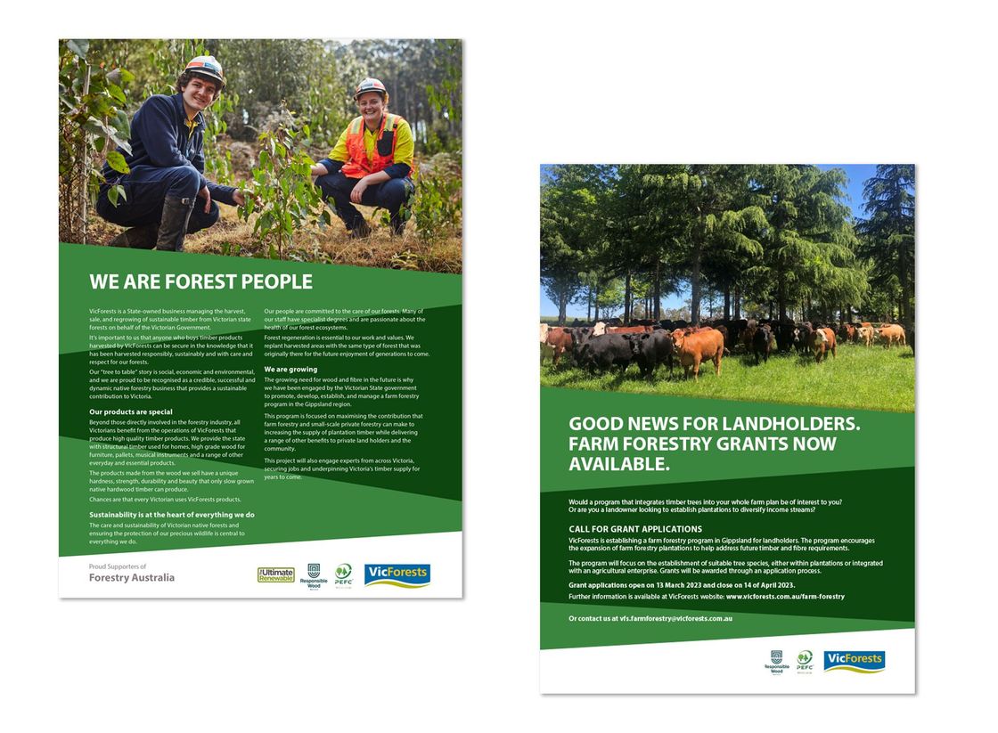 VicForests press ads