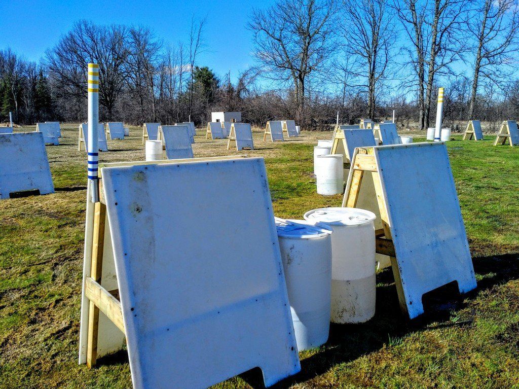 Marked Paintball Field - Gridlock inside