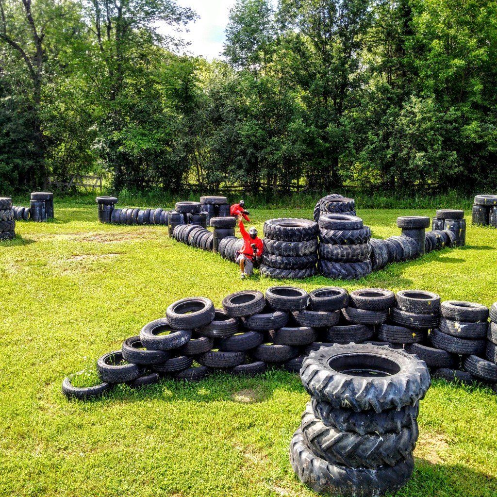 Marked Paintball Field Xtread Combat Zone - full