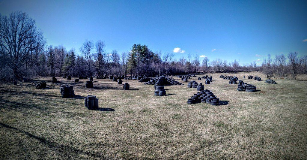 Marked Paintball Field Xtread Combat Zone - Center