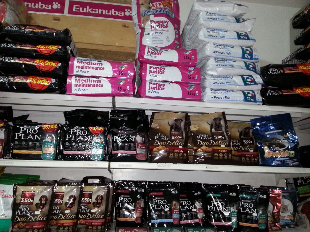 prodotti del negozio