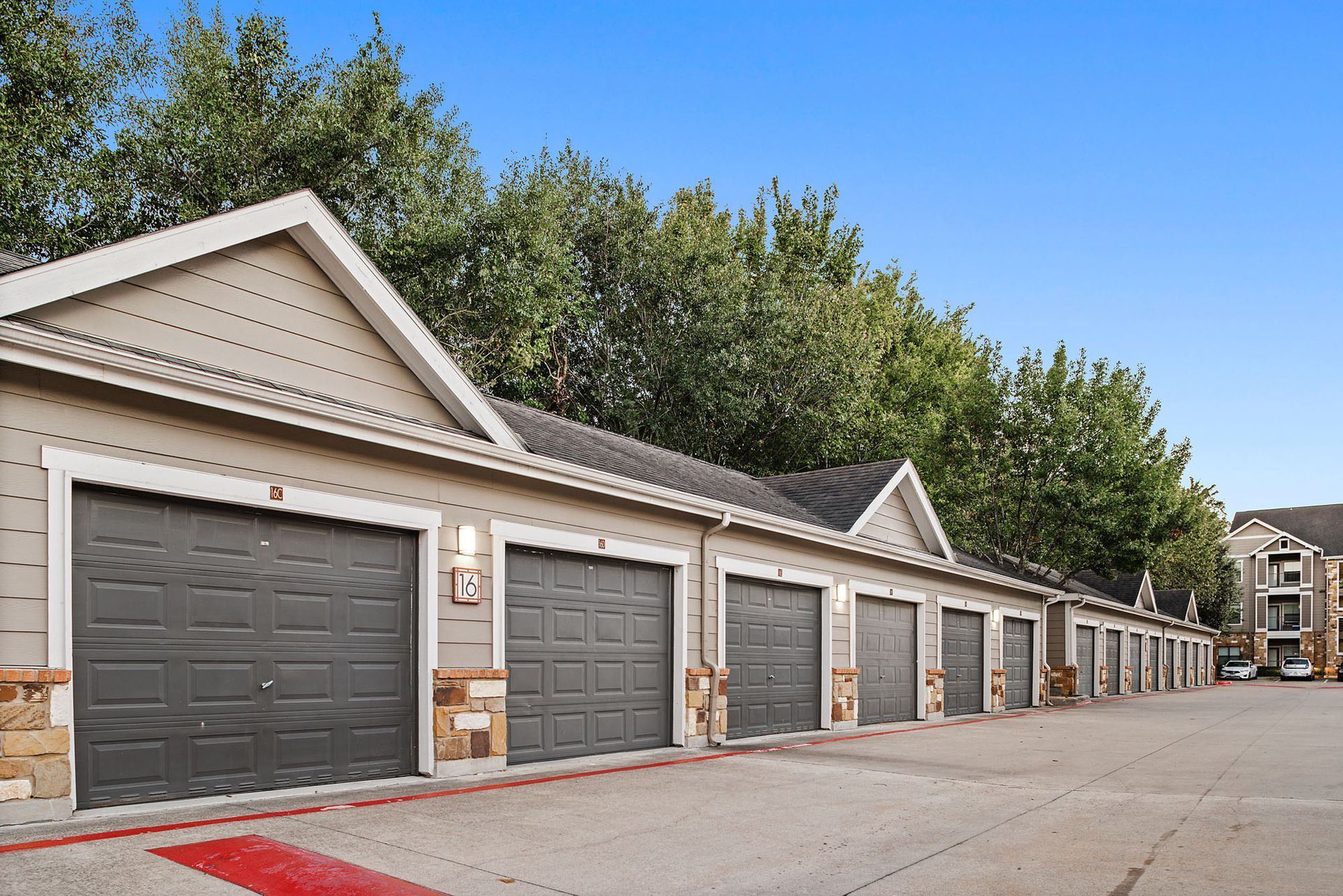 Marquis at Katy offers attached garages for storage or cars.