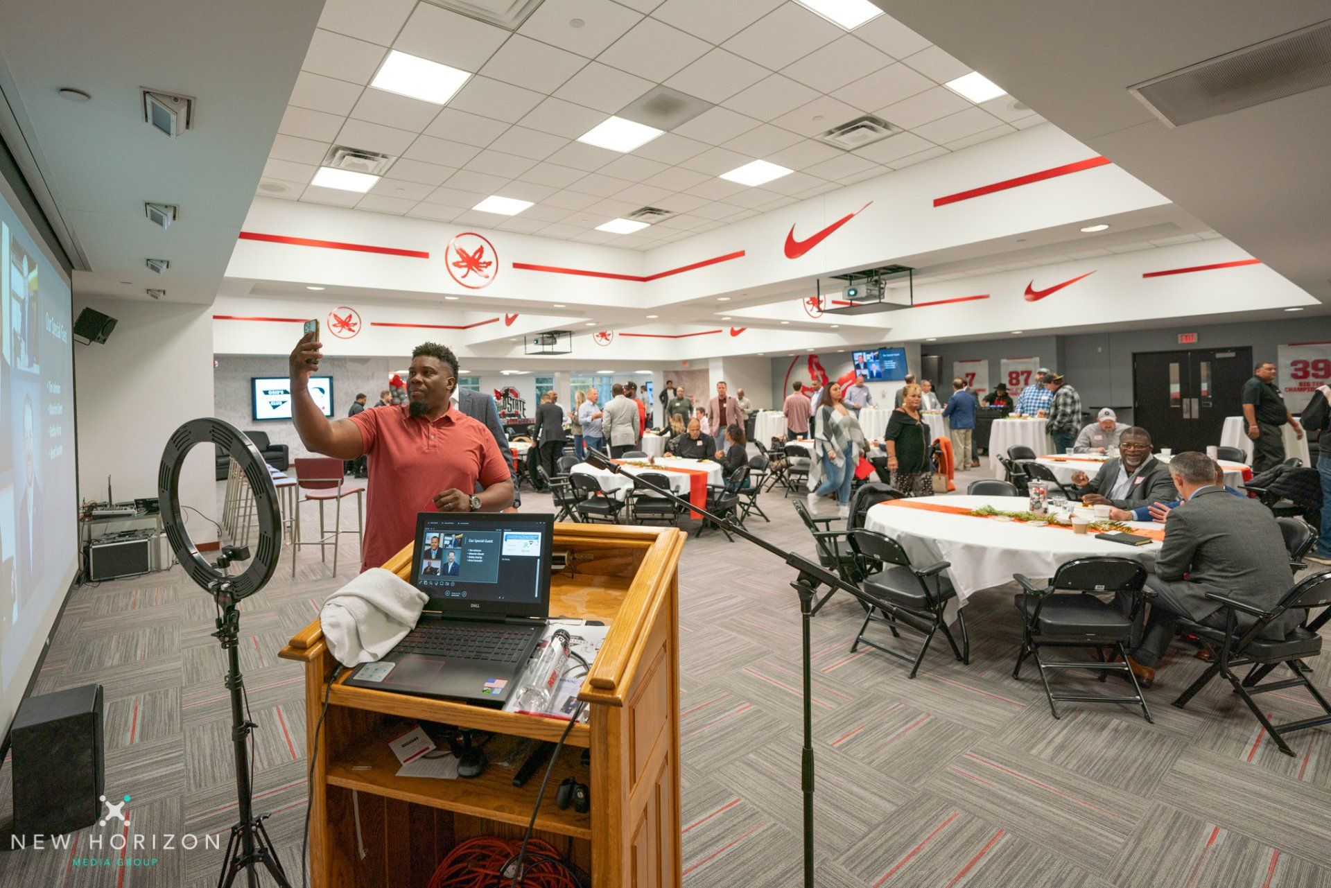 Obie Stillwell Teaching Event in OSU Recruiting Room