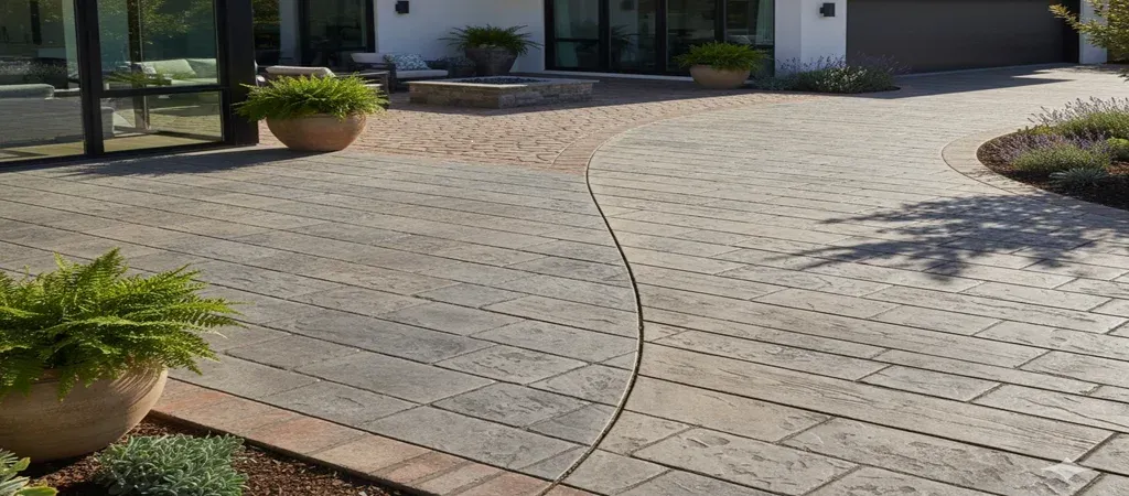 2026 Lafayette stamped concrete patterns colors in  Baton Rouge, LA